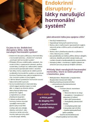 Endokrinní disruptory - látky narušující hormonální systém?