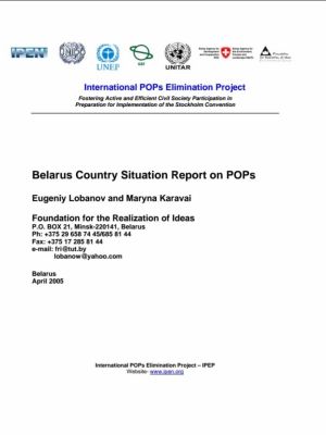 Country situation report on POPs in Belarus