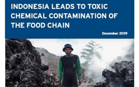 Plastic waste flooding Indonesia leads to toxic chemical contamination of the food chain