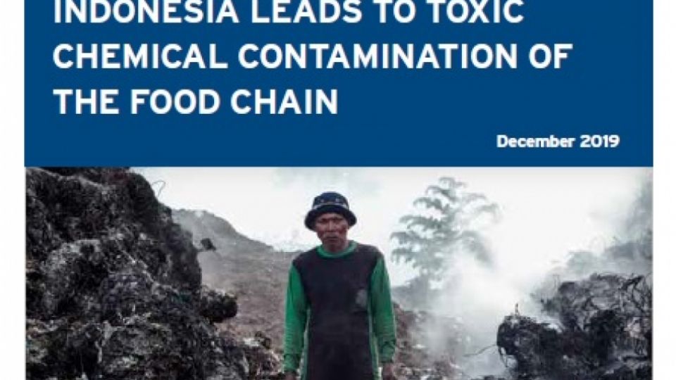 Plastic waste flooding Indonesia leads to toxic chemical contamination of the food chain