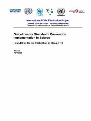 Guidelines for Stockholm Convention implementation in Belarus