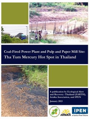 Coal-fired power plant and pulp and paper mill site:  Tha Tum Mercury Hot Spot in Thailand