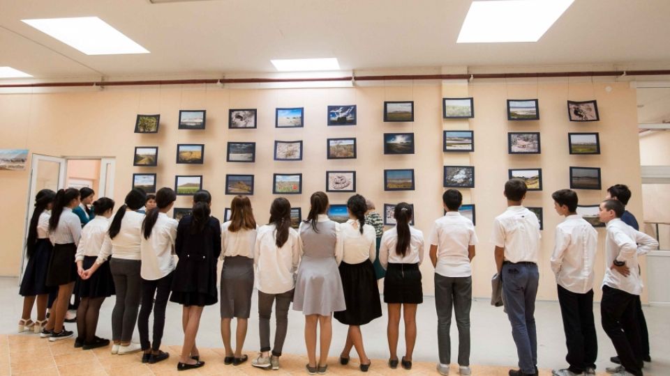 Exhibition “Ustyurt – the World Heritage” and lecture for pupils and students