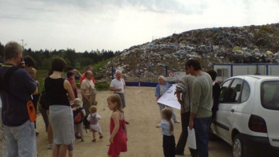 Vyskytná - End of an untidy landfill