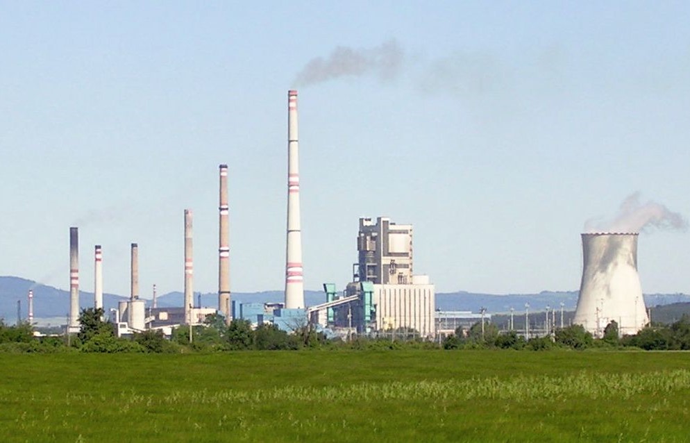 Elektrárna Mělník od Vliněvsi
